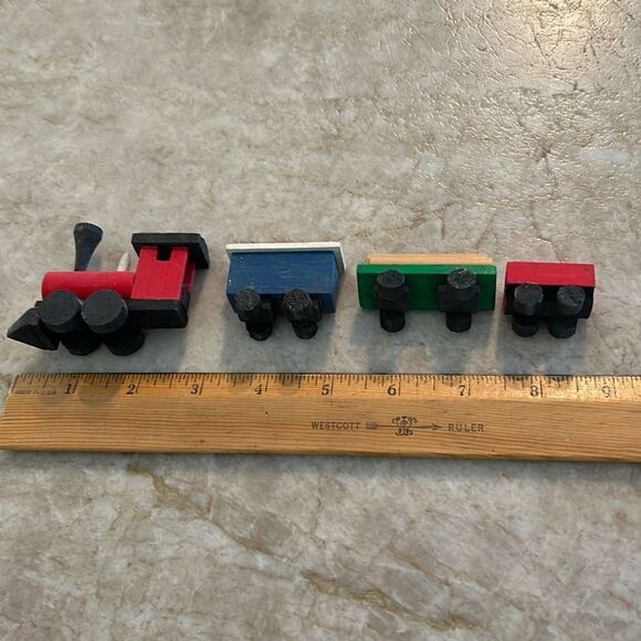 Vintage Wooden Train  - Picture 3 of 3